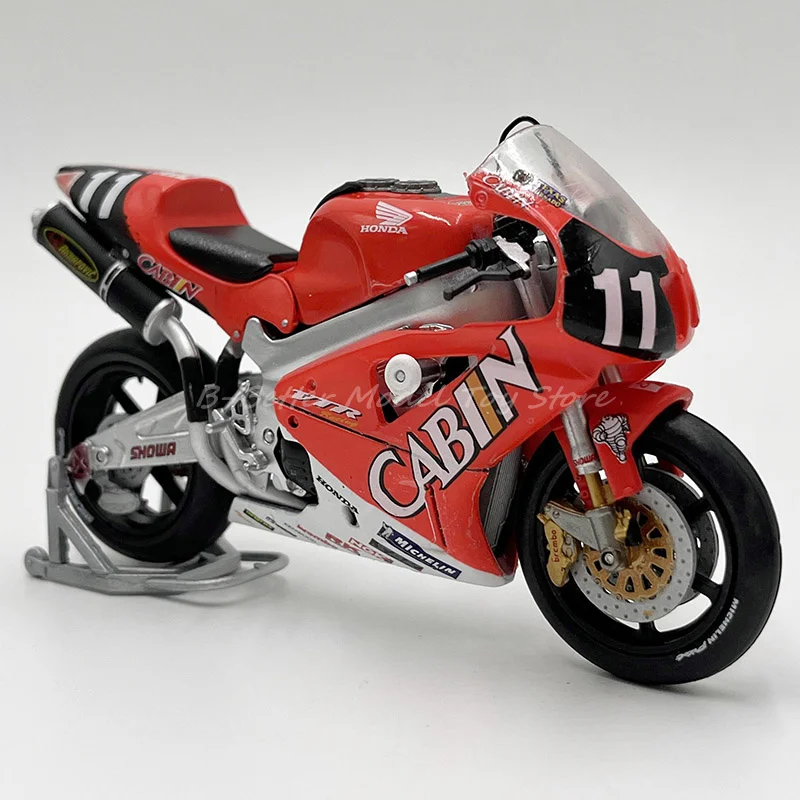 1:18 Diecast Motorcycle Model Toy Honda VTR 1000-8h Suzuka 2001 Replica For Collection