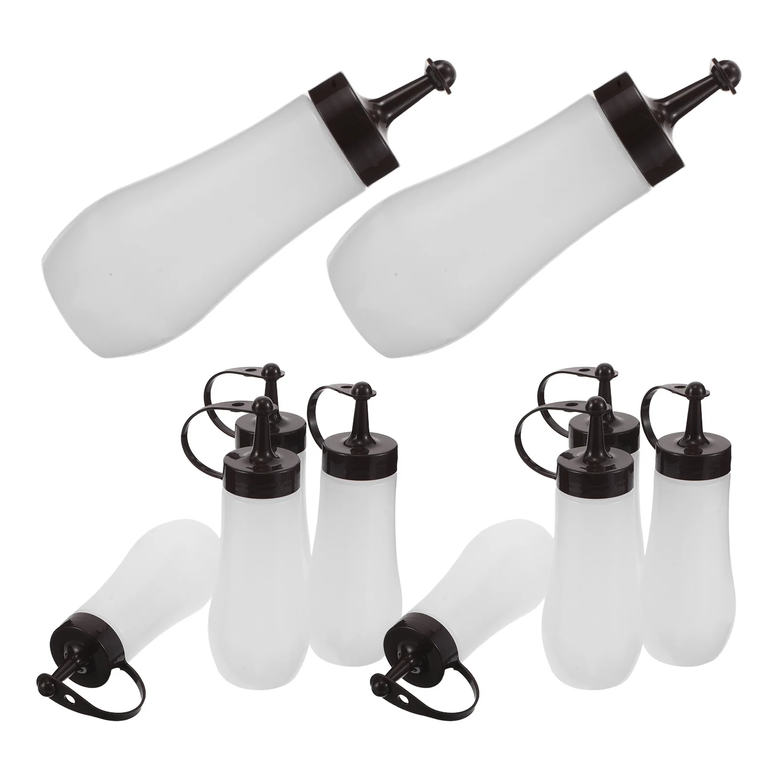 

10Pcs 250Ml Oil Dispenser Bottle Leakproof Squeeze Design for Lamps Camping Travel Storage Solution Oil Squeeze Bottle