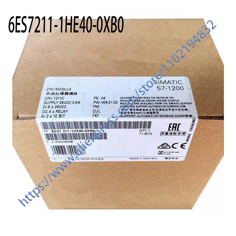 

Brand New Original S7-1200 6ES7 211-1HE40-0XB0 6ES7211-1AE40-0XB0 6ES7211-1HE40-0XB0 6ES7 211-1AE40-0XB0y, Fast Shipping