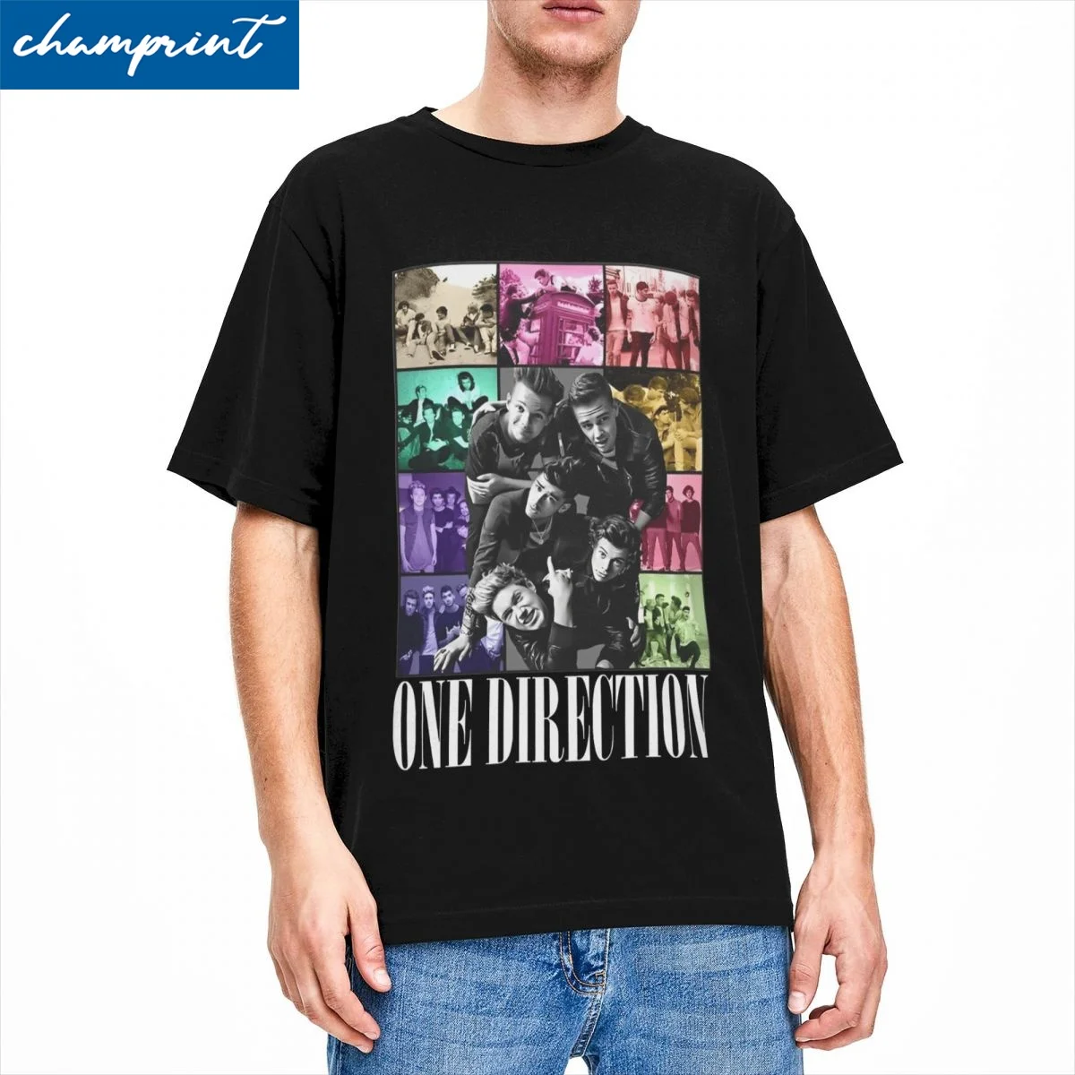 Men Women T-Shirts Directiond Tour Music Casual 100% Cotton Tee Shirt Short Sleeve T Shirt Crewneck Tops Summer