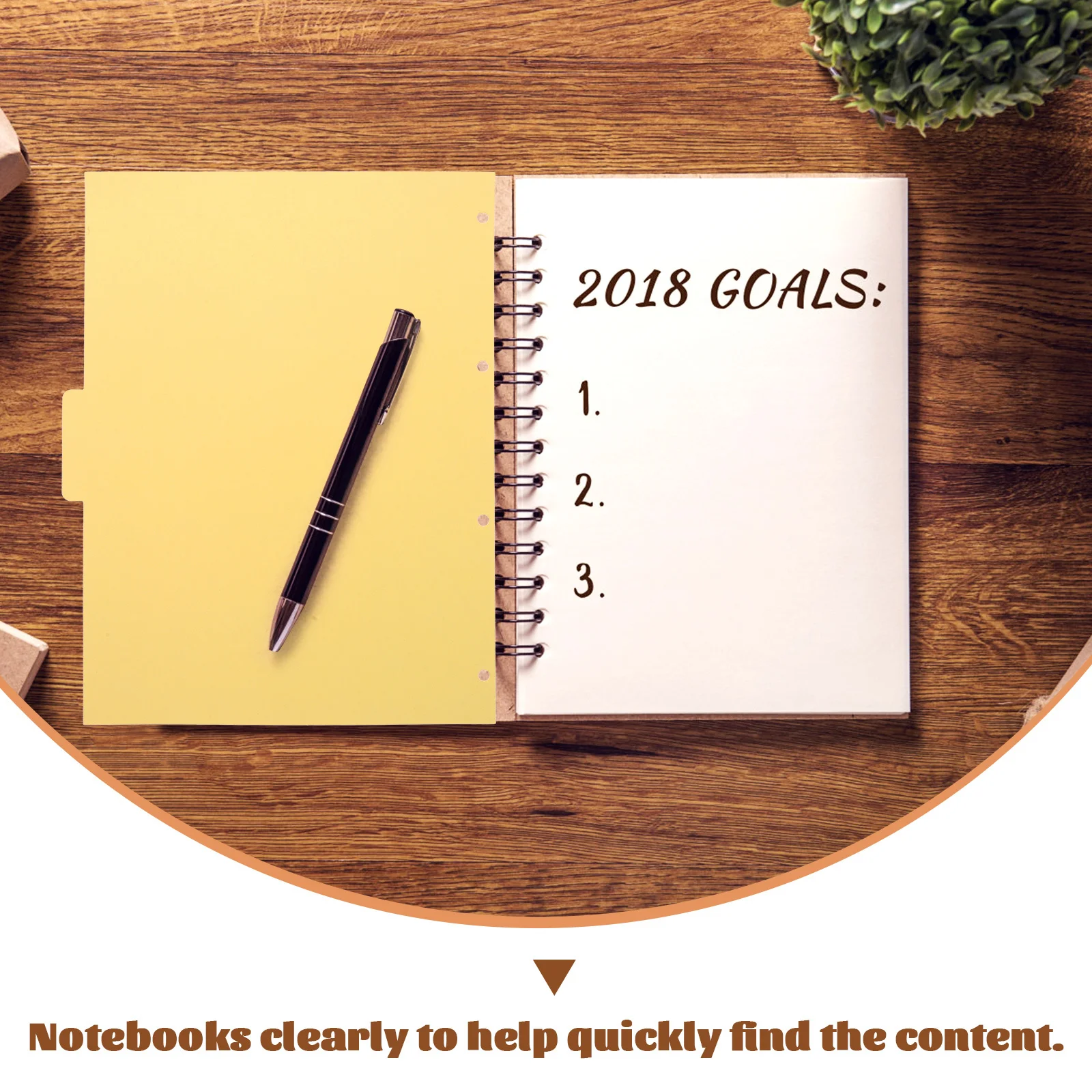 

2 set 2 Sets 4-Holes Colored Binder Premium Aesthetic Notebook Dividers For Reports Journals Diaries Classification Tabs