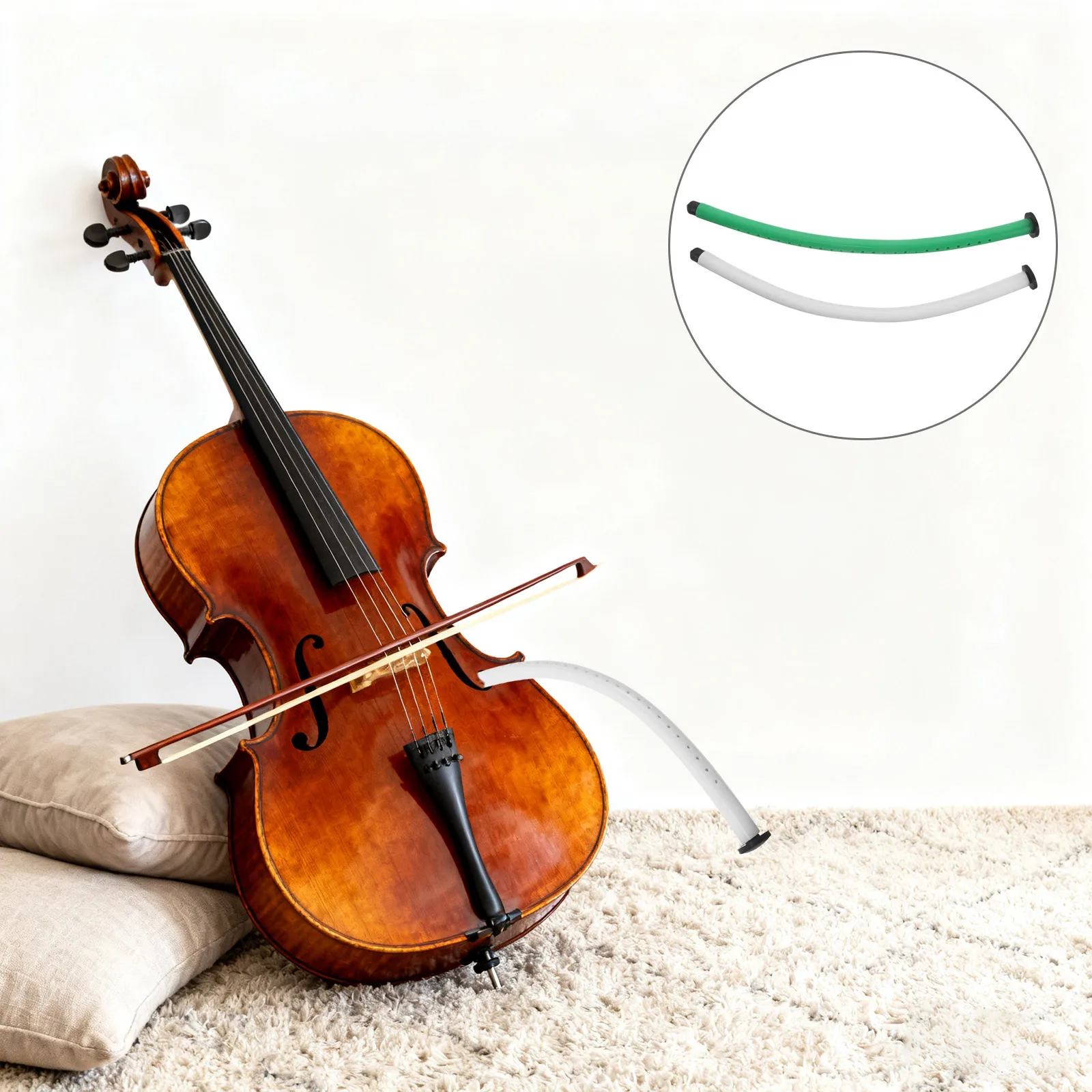 

2Pcs Cello Humidifier Rubber Moisturizer F Hole Precise Fit Acoustic Sound Hole Humidity Maintenance Tool Musical Instrument