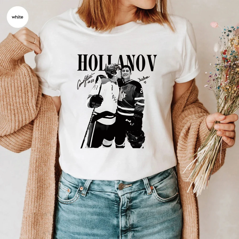Heated Rivalry Inspired Shirt Hollanov T-shirt Hudson Williams Connor Storrie Tshirt Ilya Rozanov Shane Hollander Shirts Tops view 3