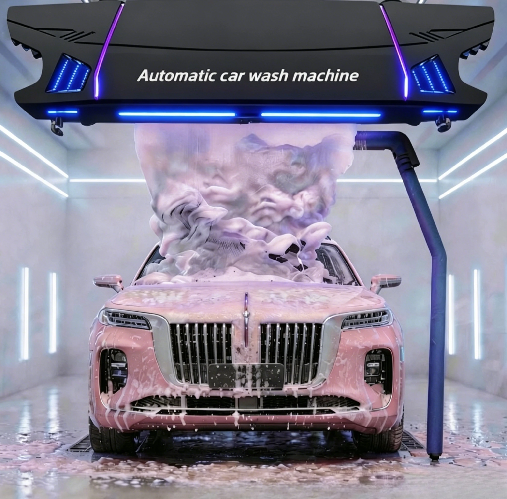 Touchless Electric Car Wash Machine 40KW Automatic Truck Washing System Cleaning Detailing Washer Station