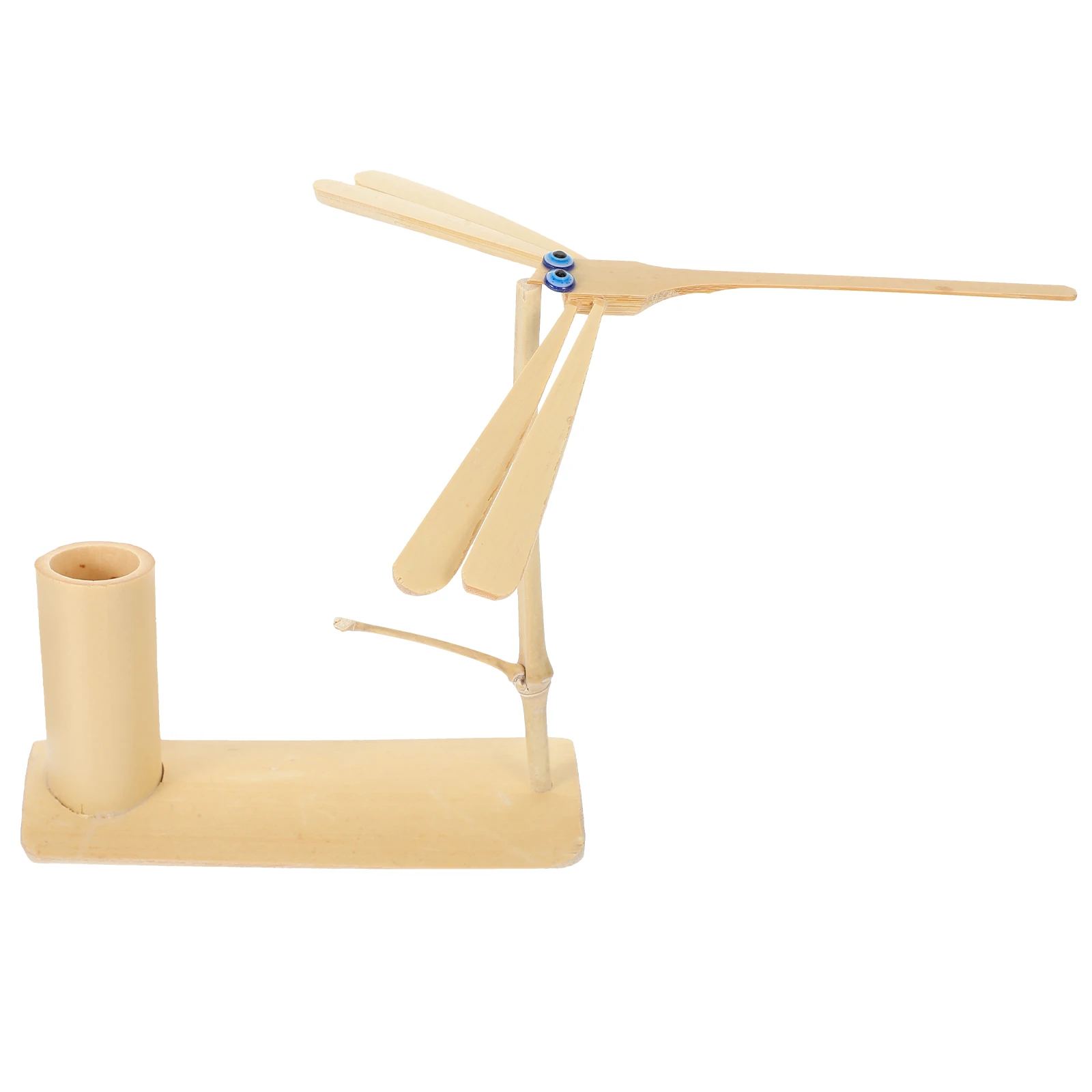 حامل أقلام اليعسوب من الخيزران للمكتب، قوي وسلس وسهل التنظيف، حامل أقلام رصاص متعدد الأغراض، دلو تخزين جانيزر للمكتب