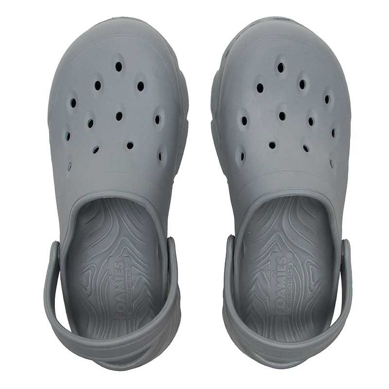 

Skechers Men's Shoes Foamies Men's Lightweight Casual Molded Shoes Beach Slippers Outdoor Sandals 243277-Gry