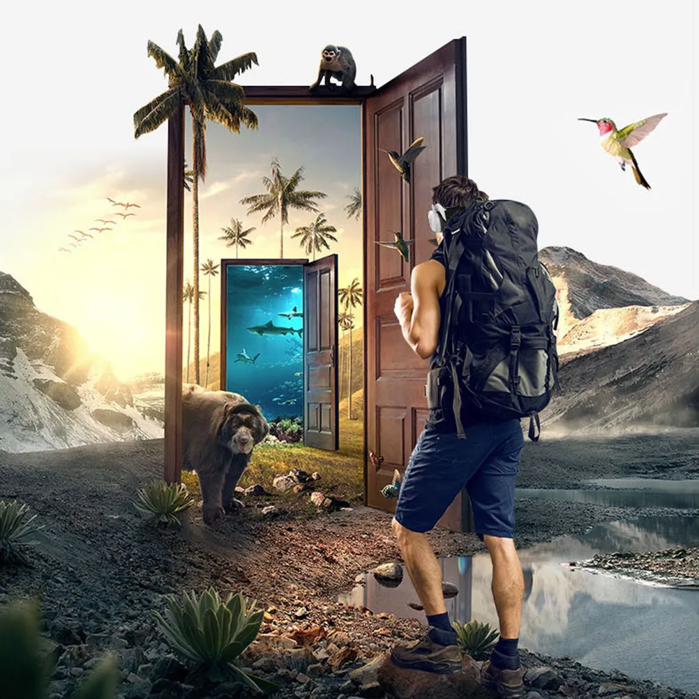 Hifi Headphones 3D Adjustable Strap Built-In Stereo Eye Protection For Movie Gaming Virtual Reality