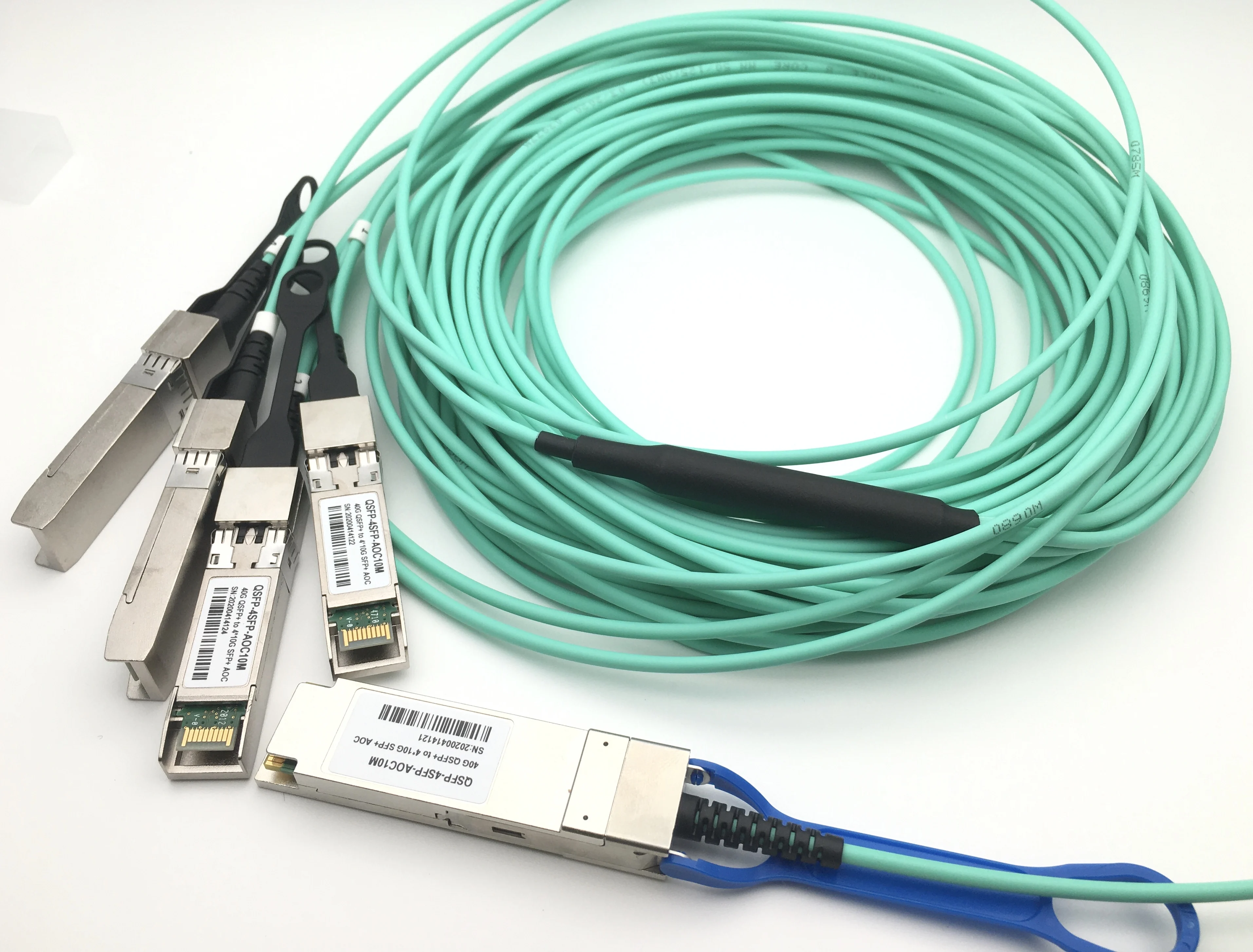 100G QSF28 TO 4SFP28 AOC 7M Active Optical Cable Compatible with normal brand