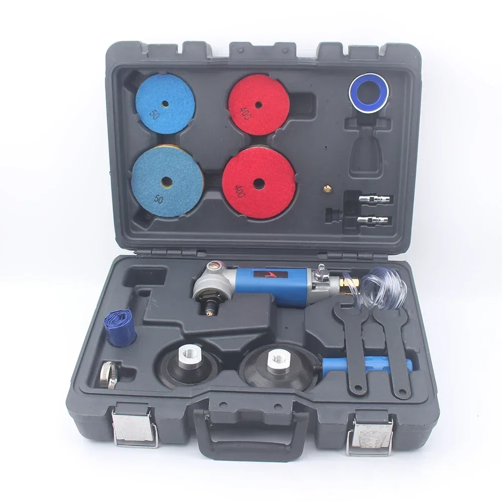 

Good Quality 3" And 4" Water-feed Sander Pneumatic Wet Stone Polisher Tools Kit