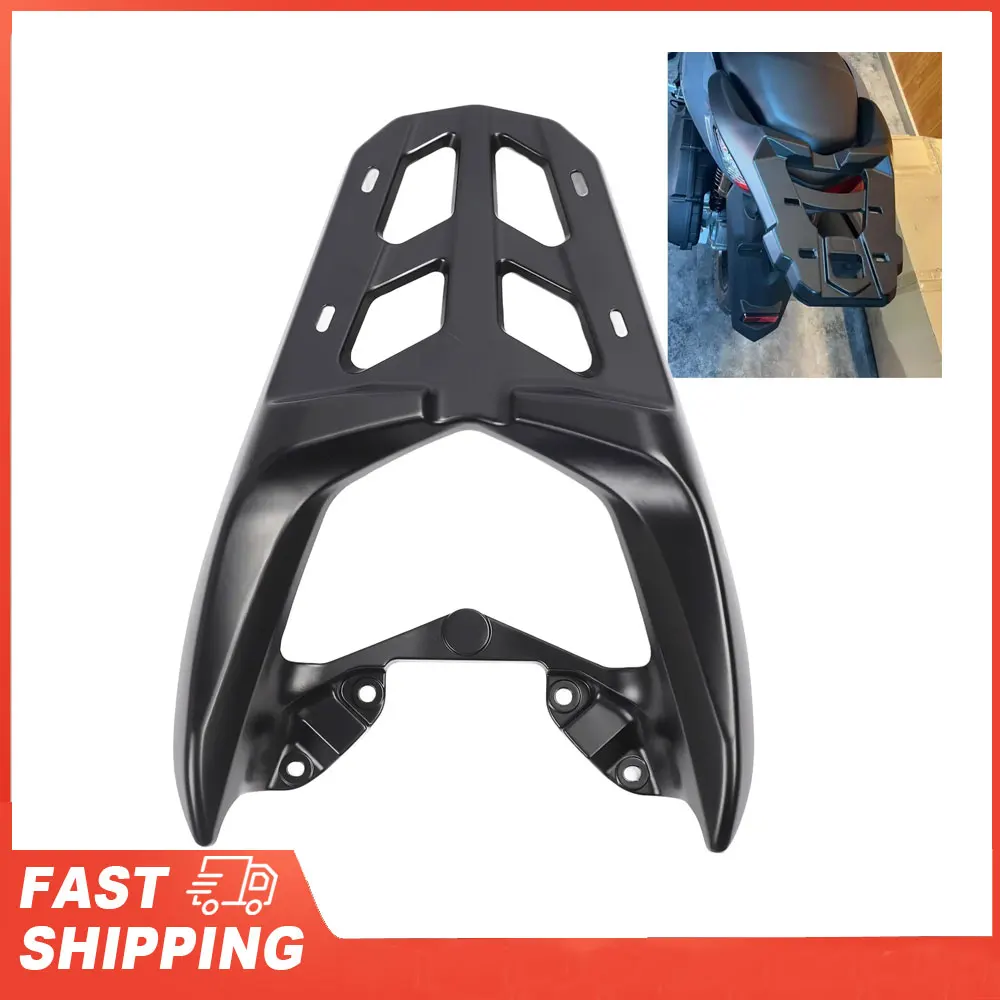 Braket Pembawa Bagasi Belakang Rak Bagasi Sepeda Motor Berongga Tahan Lama Paduan Aluminium Mudah Dirakit untuk Nmax155 Nmax125