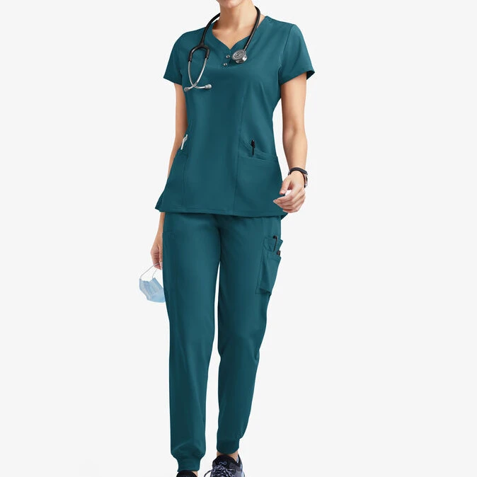 Customizable LOGO Multicolor Hospital Medical Surgical Uniforms Scrub Set Doctor Uniform Jogger Suit Doctor Nurse Scrubs Set