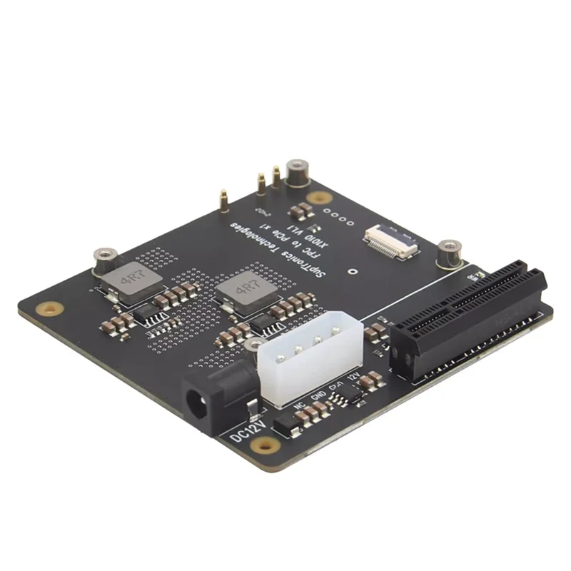 

X1010 Pcie FFC Connector To Standard Pcie X4 Slot Expansion Board For Raspberry Pi 5-ABIU