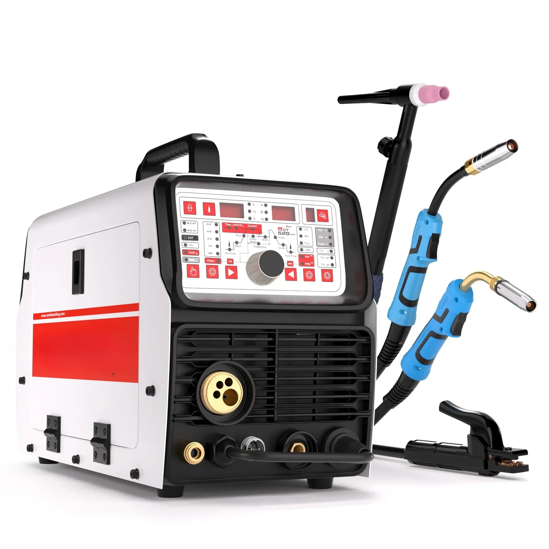 For MCT-520DPL PROMultifunctional welding machine Low temperature pulse TIG cutting Gas shielded Electric welding Four functions