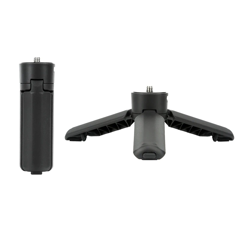 Plastic Foldable Phone Holder Tripod Clip One-click Open Portable Desktop Stand for Mobile Phones Cameras Model TE603 Private
