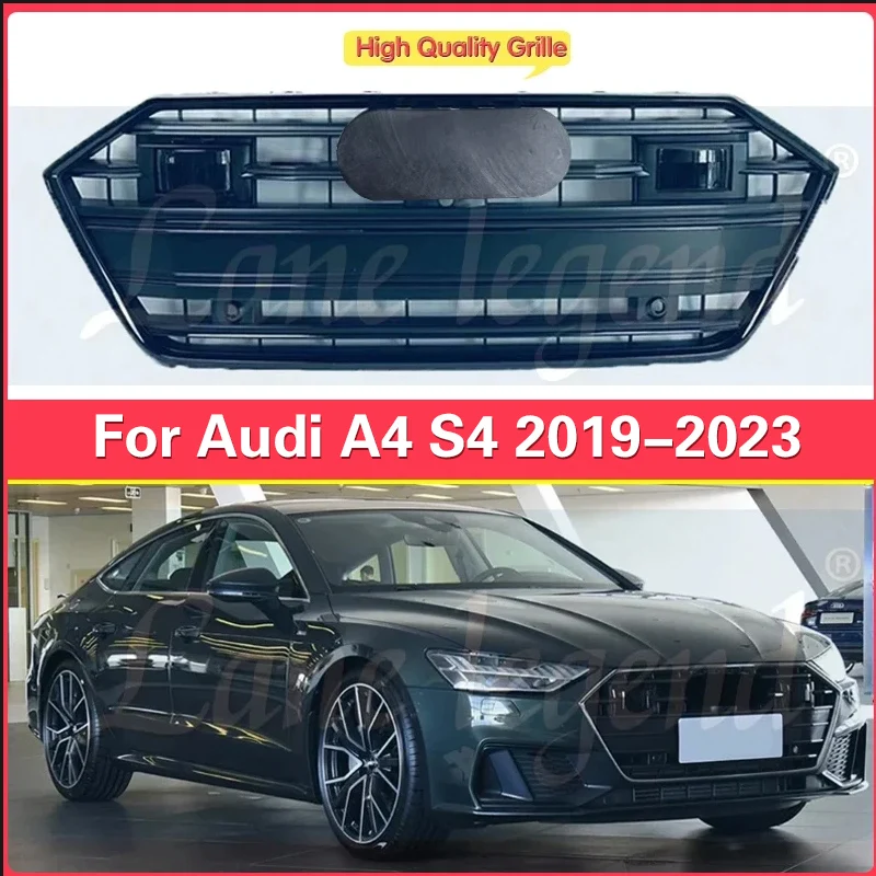 

High Quality Grill Mesh with ACC modification for Audi A7/S7 2019-2023 For S7 Style Horizontal Bar Front Bumper Hood