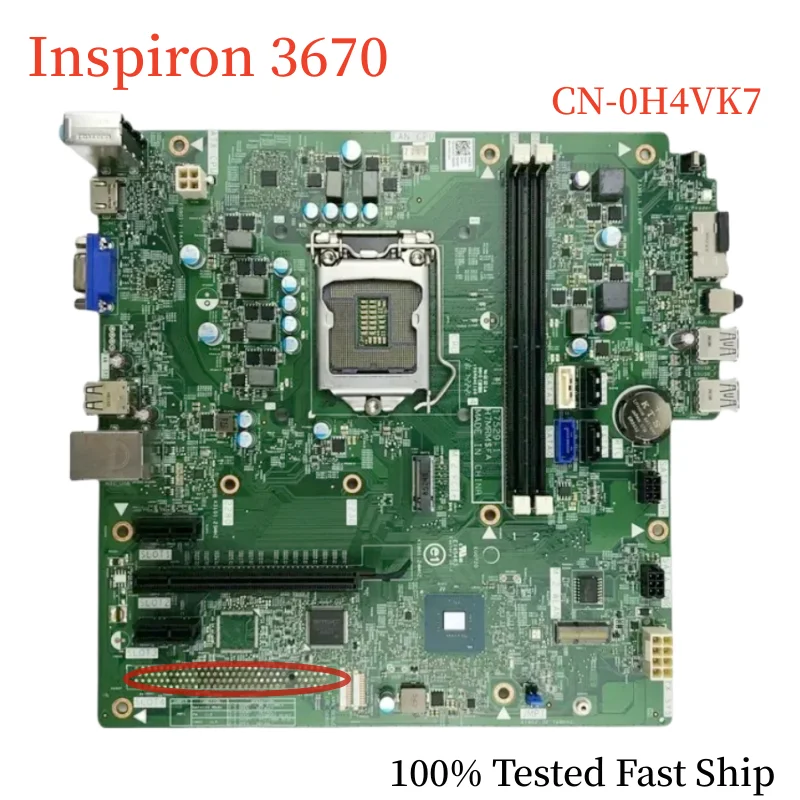 

CN-0H4VK7 For DELL Inspiron 3670 Motherboard 17529-1 0H4VK7 H4VK7 LGA 1151 DDR4 Mainboard 100% Tested Fast Ship