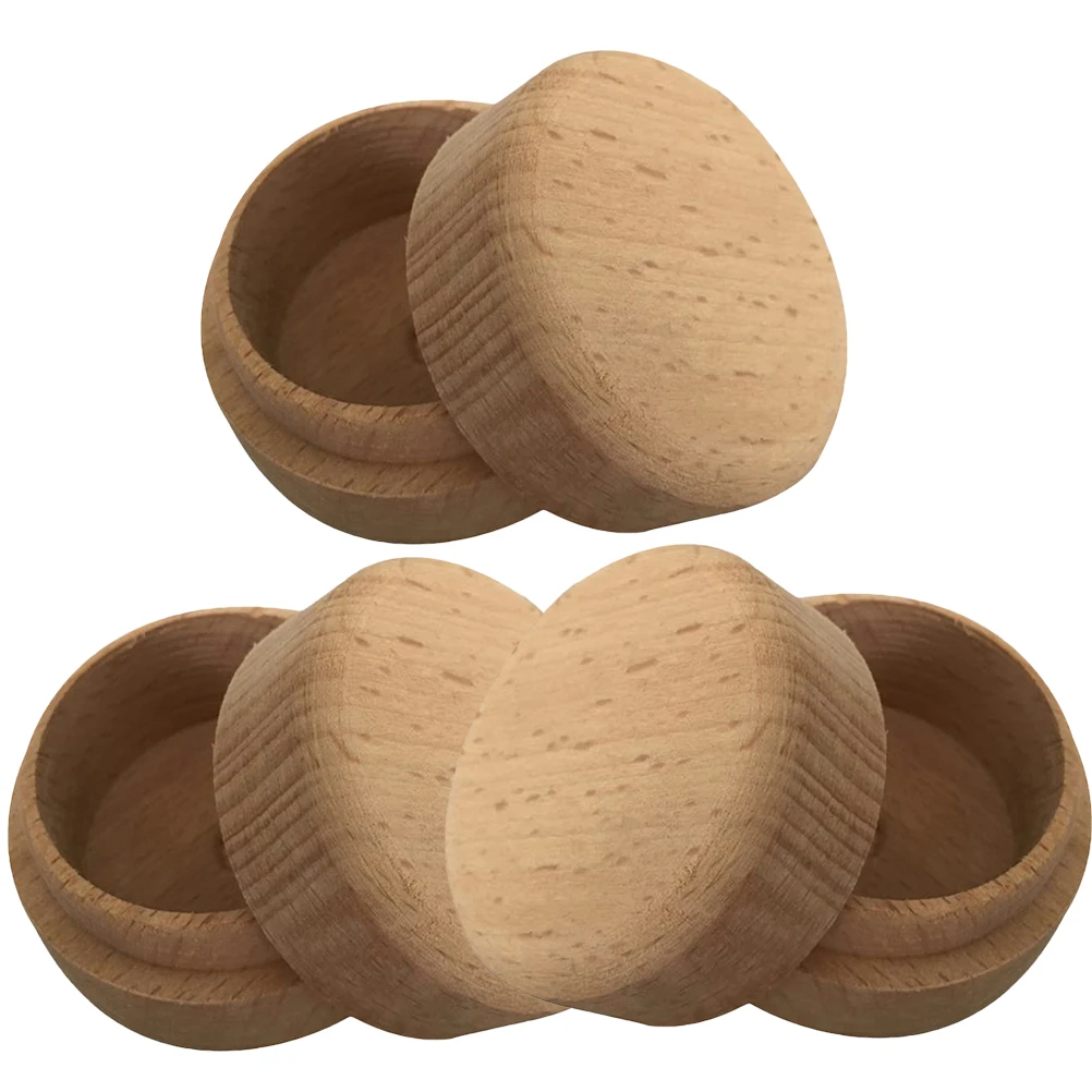 

3 Pcs Wooden Jewelry Box Lightweight Compact Dustproof Safe Space for Rings Earrings Gifts Wedding Anniversary Birthday Proposal