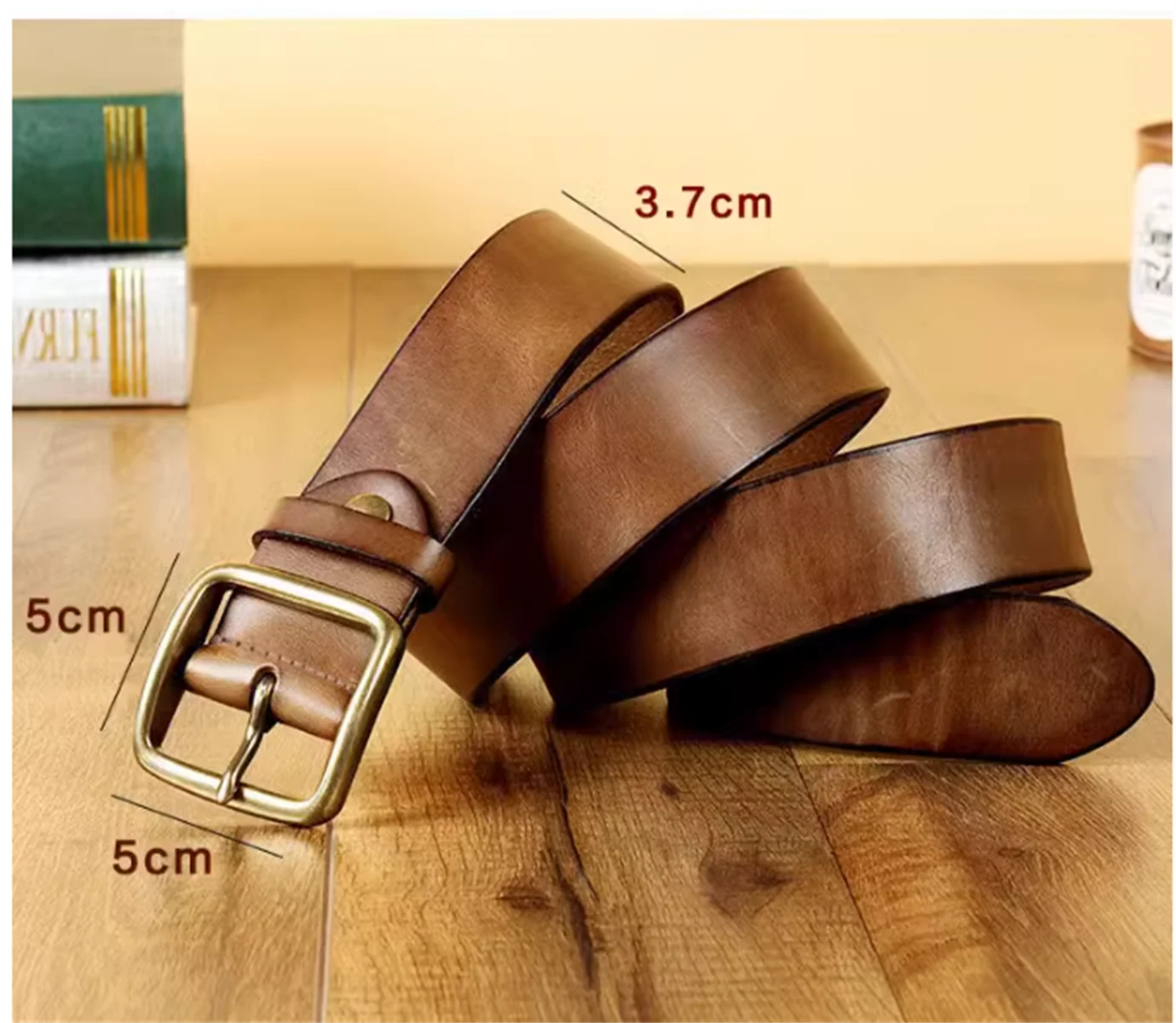 

New leather top layer cowhide waist belt for men