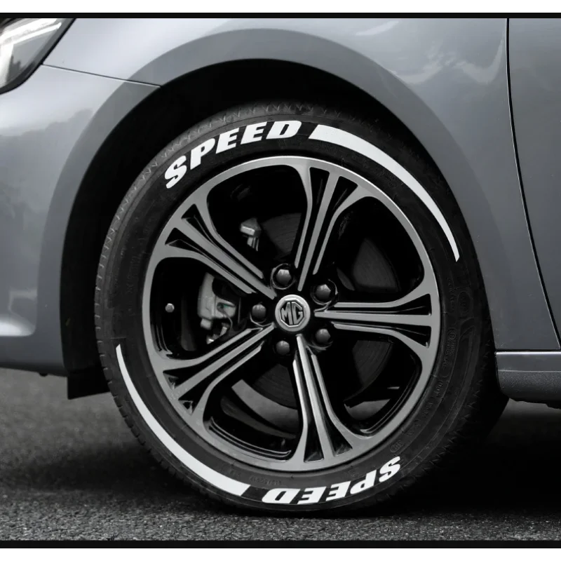 One Piece Sticker Car and Sticker Diy Alphanumeric Sticker Motorcycle Tire Waterproof External Letter Sticker Wheel Sticker