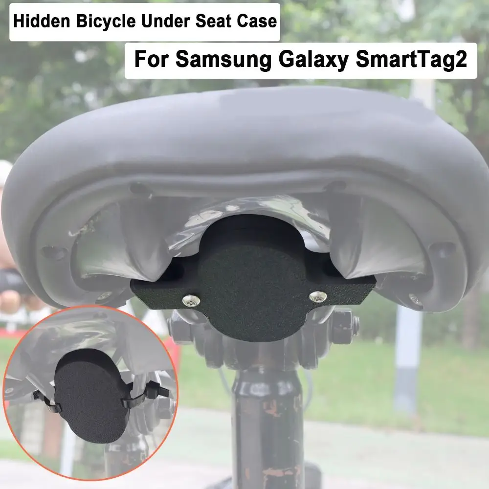 

Anti-lost Bike Seat Tracker Mount Bracket Cycling Bicycle Under Seat Case Accessories Locator for Samsung Galaxy SmartTag2
