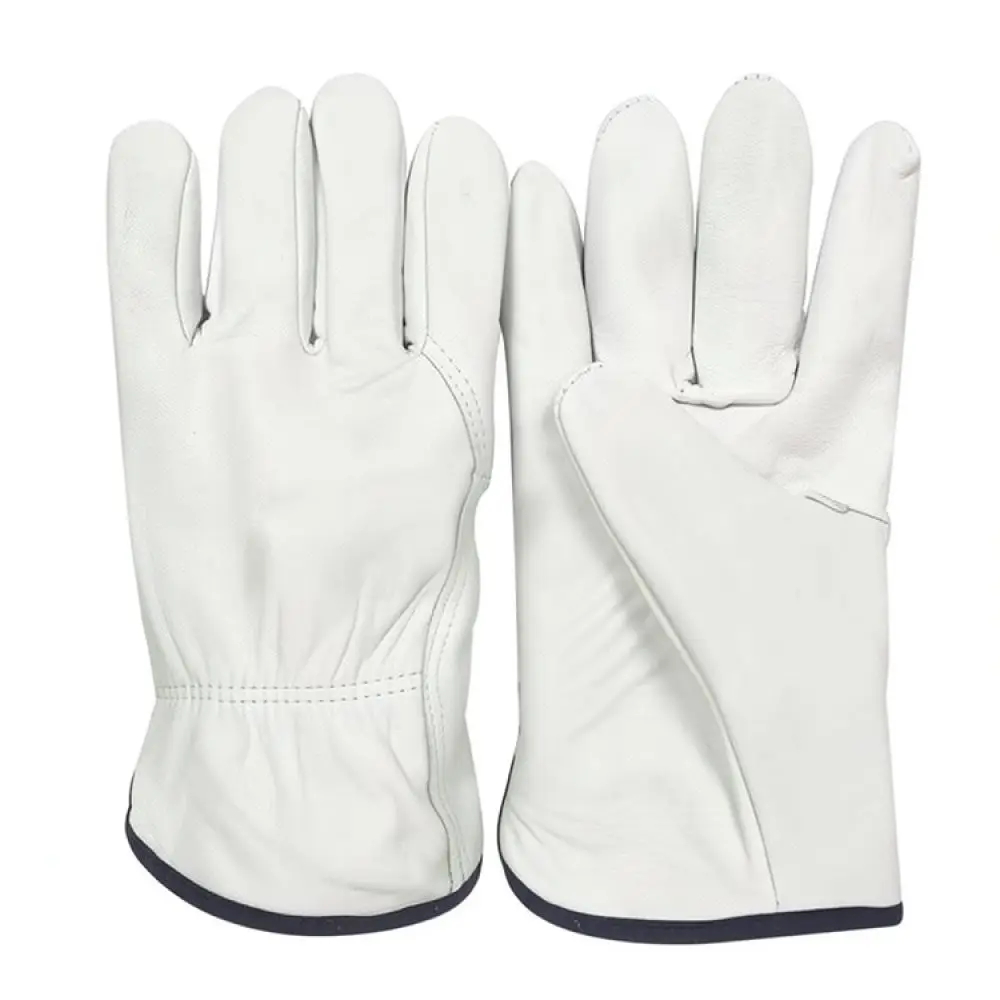 Soft Sheepskin Leather Welding Gloves Anti Scald Heat Insulation Safety Protection For Mechanical Maintenance Driving Working