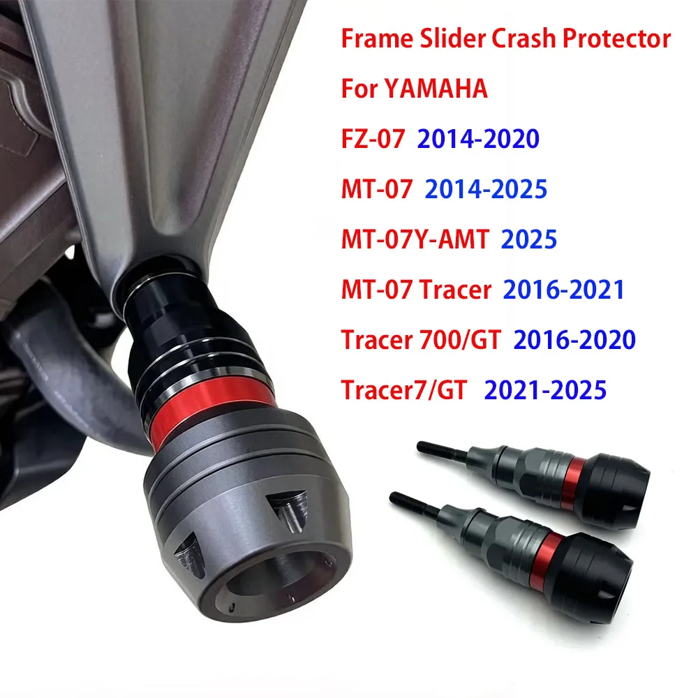 

Accessories Frame Sliders Crash Protector Falling Protection Pad Moto MT07 Mt 07 For YAMAHA Tracer 700 GT Tracer 7 GT MT-07 FZ07