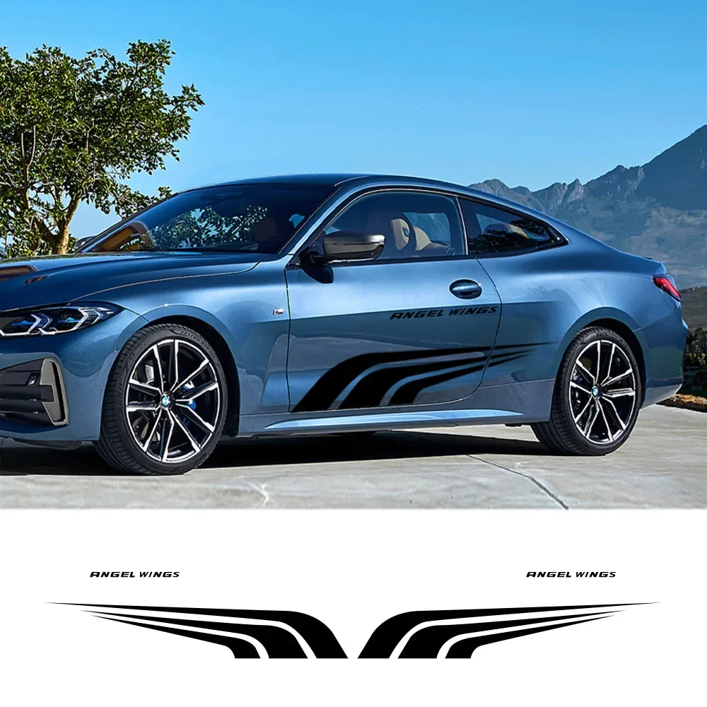 

Car Door Angel Wing Vinyl Stickers For Audi Volkswagen VW Ford BMW Toyota Honda Mercedes Benz Peugeot Renault Tuning Accessories