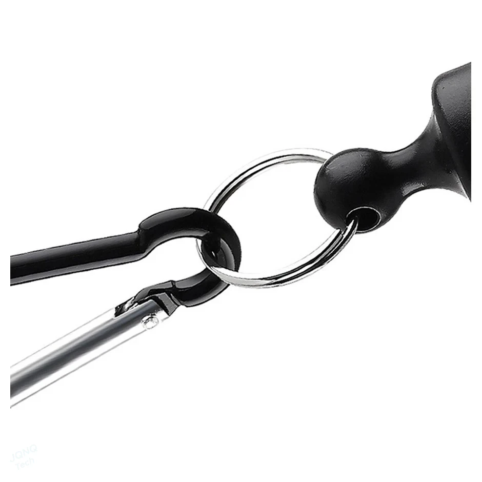 Magnetischer Angelkarabiner mit Schnellverschluss, Metallkarabiner mit starker Magnetkraft, kabelloses Verlustseil, Bergsteigerausrüstung – Detail 14