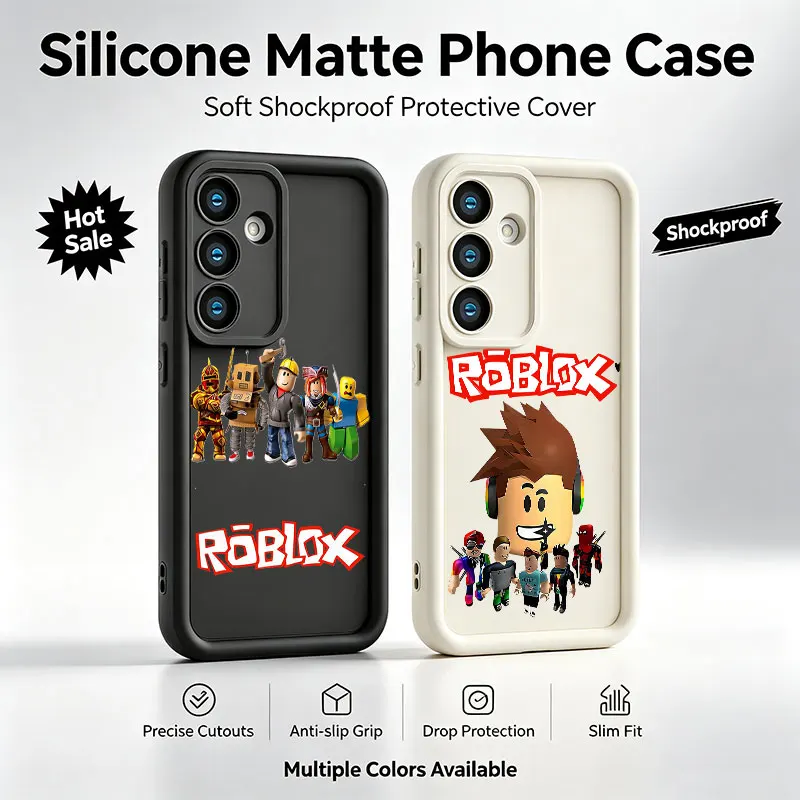 R-Robloxes Phone Case For Samsung Galaxy A17 A16 A15 A14 A07 A06 A57 A56 A55 A54 A53 A52 A36 A35 A34 A33 A26 A25