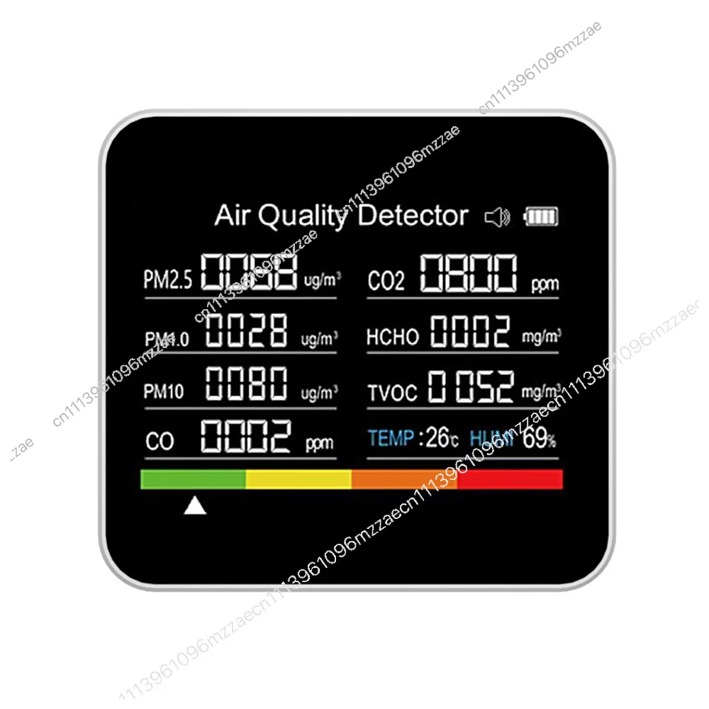 9 in 1 Air Quality Detector CO2 CO2 CO Carbon Monoxide Household