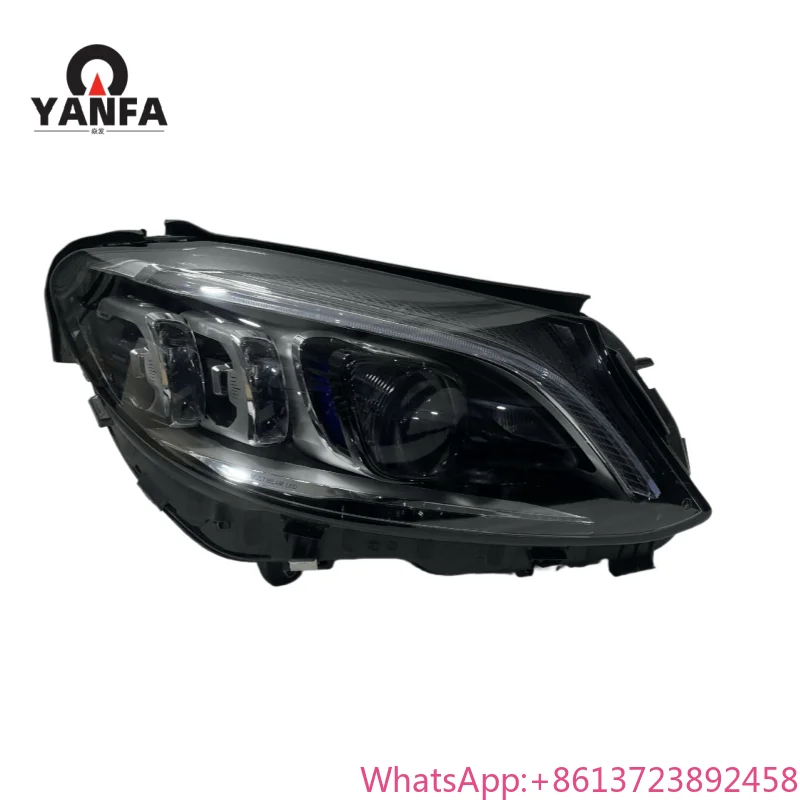 

For For Mercedes-Benz W205 LED Headlight 2019-2022 C205 C200 C260 C300 C43 C63 AMG Left and Right Original Matrix Headlamps