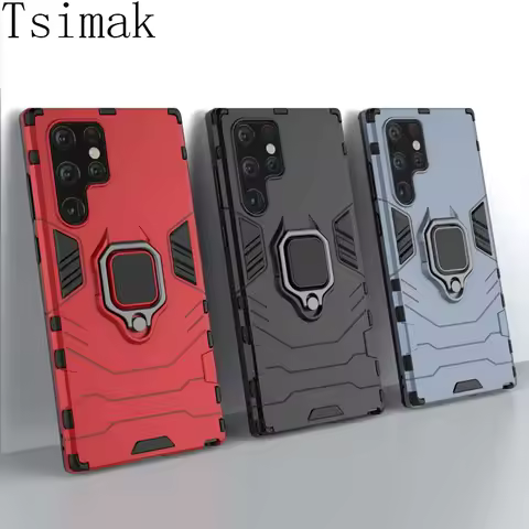 For Samsung S22 Ultra Case Shockproof Armor Back Coque for Galaxy S21 Plus S20 FE S22+ A01 A02 A03 Core A02S A03S Phone Cover