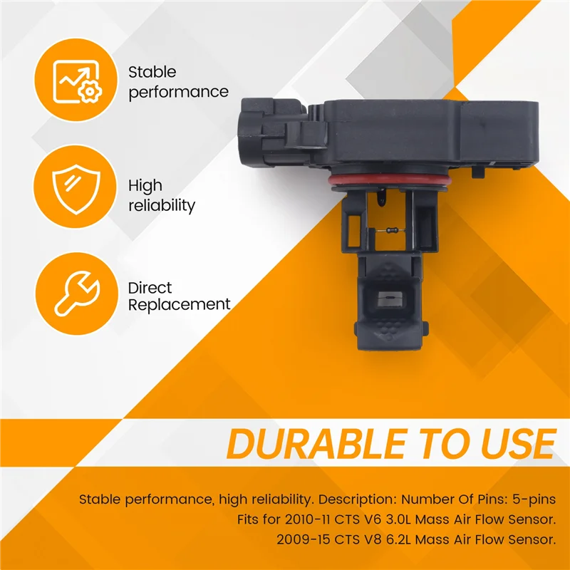 

Датчик массового расхода воздуха, датчик MAF для Chevy Avalanche Cadillac CTS Escalade 2009-2012 23256991 10393948-A22R