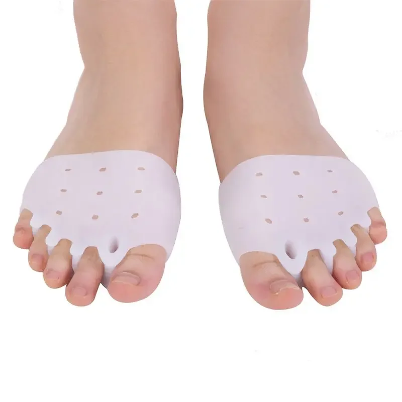 Gel Toe Separators Soft Breathable Silicone Toe Corrector Protector Elastic Foot Guard For Easy Cleaning And Pain Relief