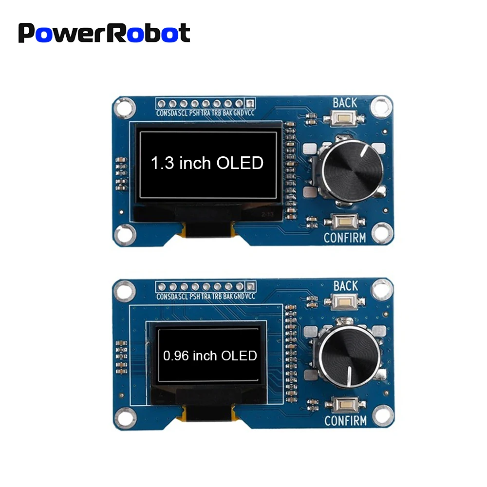 

0.96 1.3 Inch White OLED Display Driver ssd1306 Sh1106 EC11 Rotary Encoder IIC Interface for Arduino DIY Electronics Screen