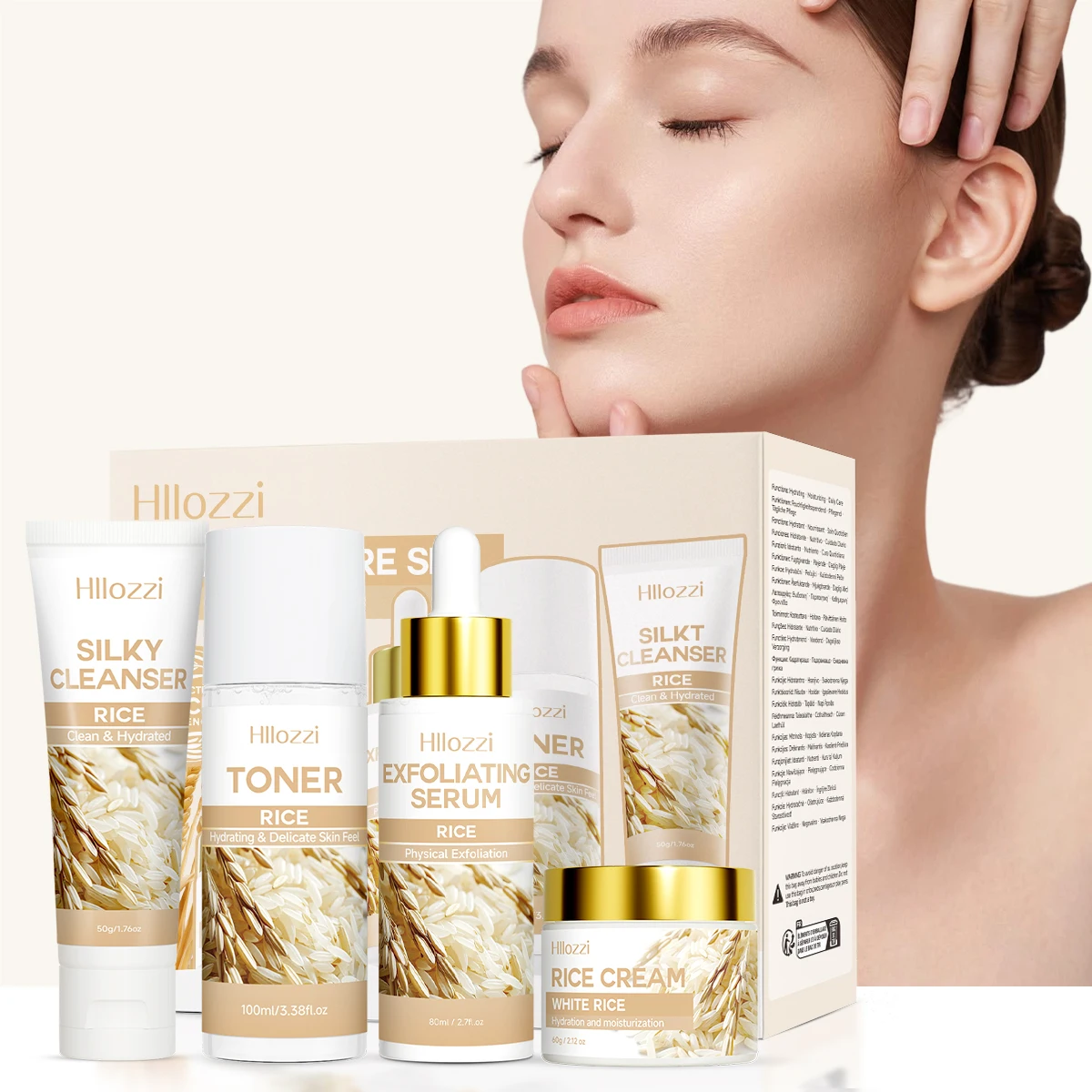 

Rich in rice extract, brightens the skin, moisturizes the skin, lightweight texture suitable for all skin types