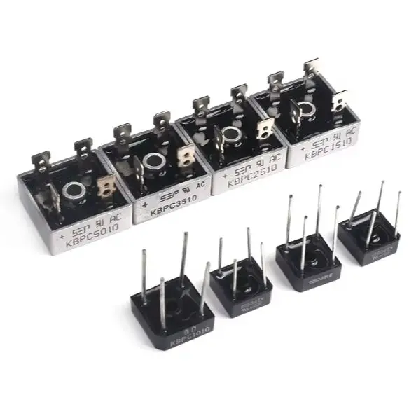 2PCS/LOTS KBPC606 KBPC608 KBPC610 KBPC1010 KBPC1510 KBPC2510 KBPC3510 KBPC5010 KBPC6010 KBPC8010 Single-phase rectifier bridge