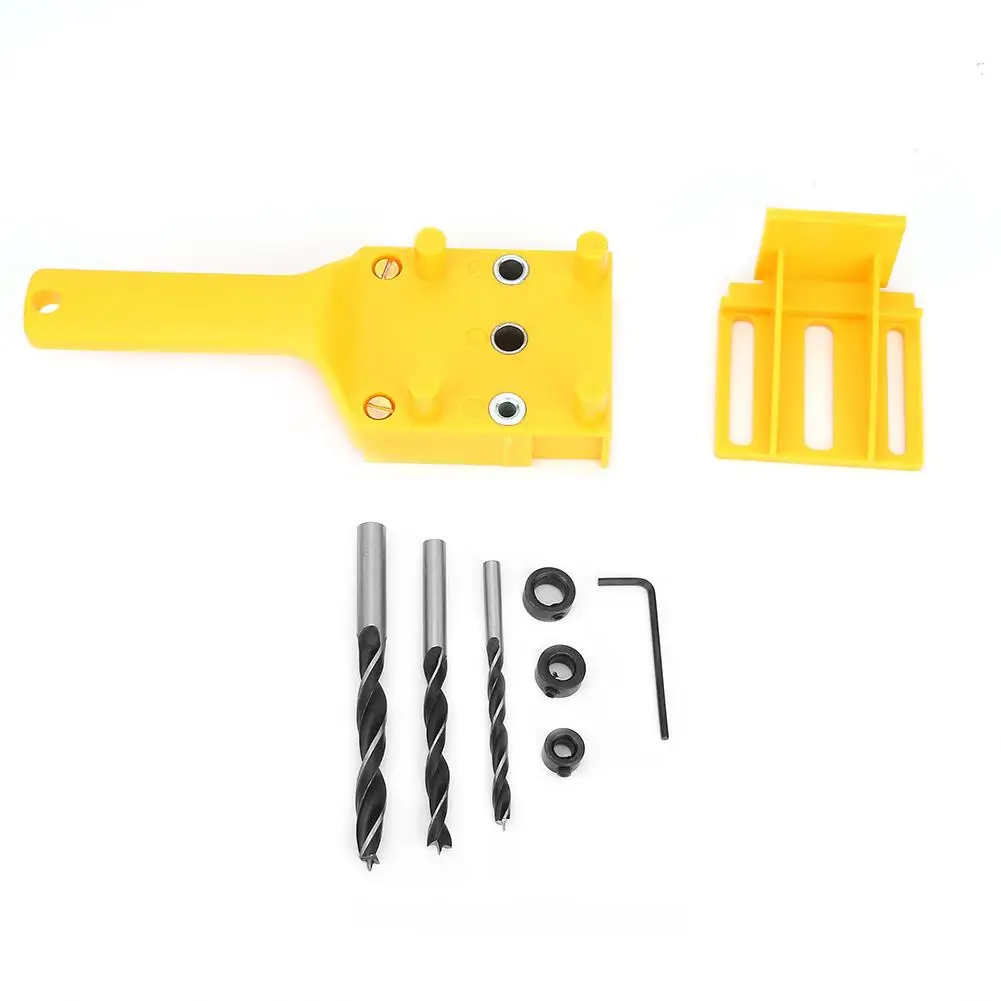 

Handheld Doweling Jig Woodworking Tool Drill Guide for 6mm 8mm 10mm Wood Drilling Hole Locator