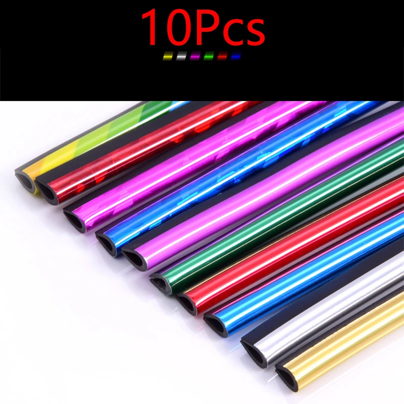 

10Pcs Car Air Conditioner Outlet Decorative U Shape Moulding Trim Strips Decor 20cm Universal Car Styling Accessories
