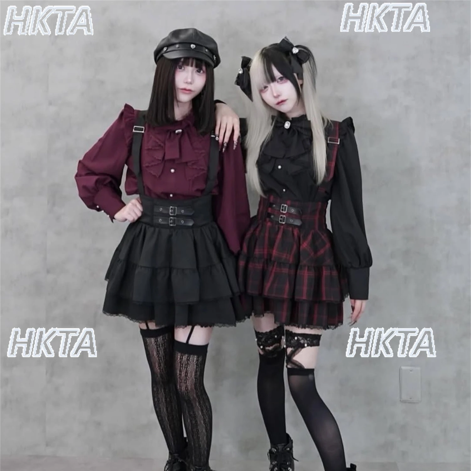 

Оригинальный японский стиль, новая милая кружевная плиссированная юбка-тортик с рюшами, осеннее новое тонкое платье с высокой талией и короткими бретелями для женщин