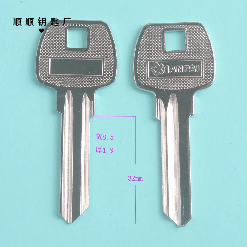 

Large amount of square handle extended hexagonal Gu Li slot key embryo unit door electric control door key material