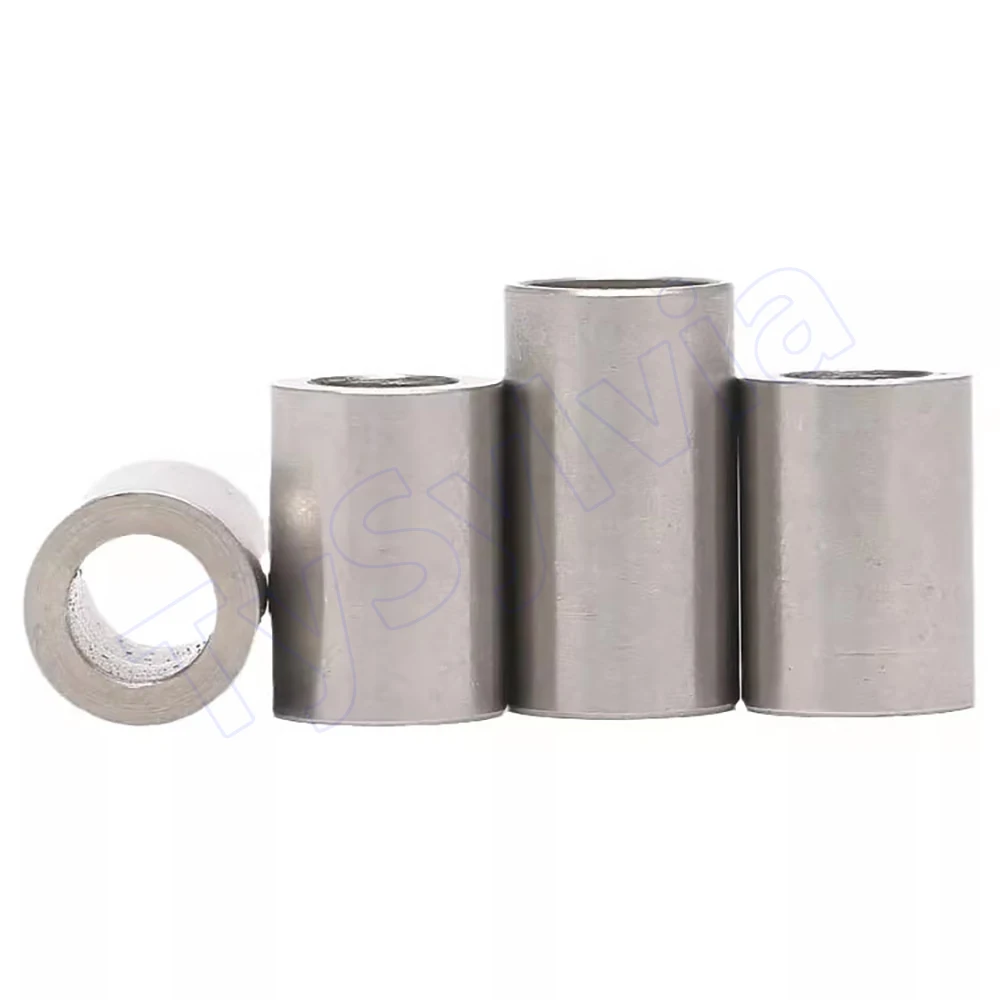 Rondelle de précision en acier inoxydable 304, non filetée, ronde, creuse, entretoise, manchon, ID 15 16 mm, OD 17-25 mm