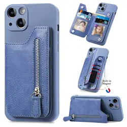 Rits Multi 4 Kaarten Portemonnee Case Voor Honor 50 Pro 5G 30S 20 Lite 20i 10 10i Luxe Lederen Magnetische Houder Anti Drop Cover