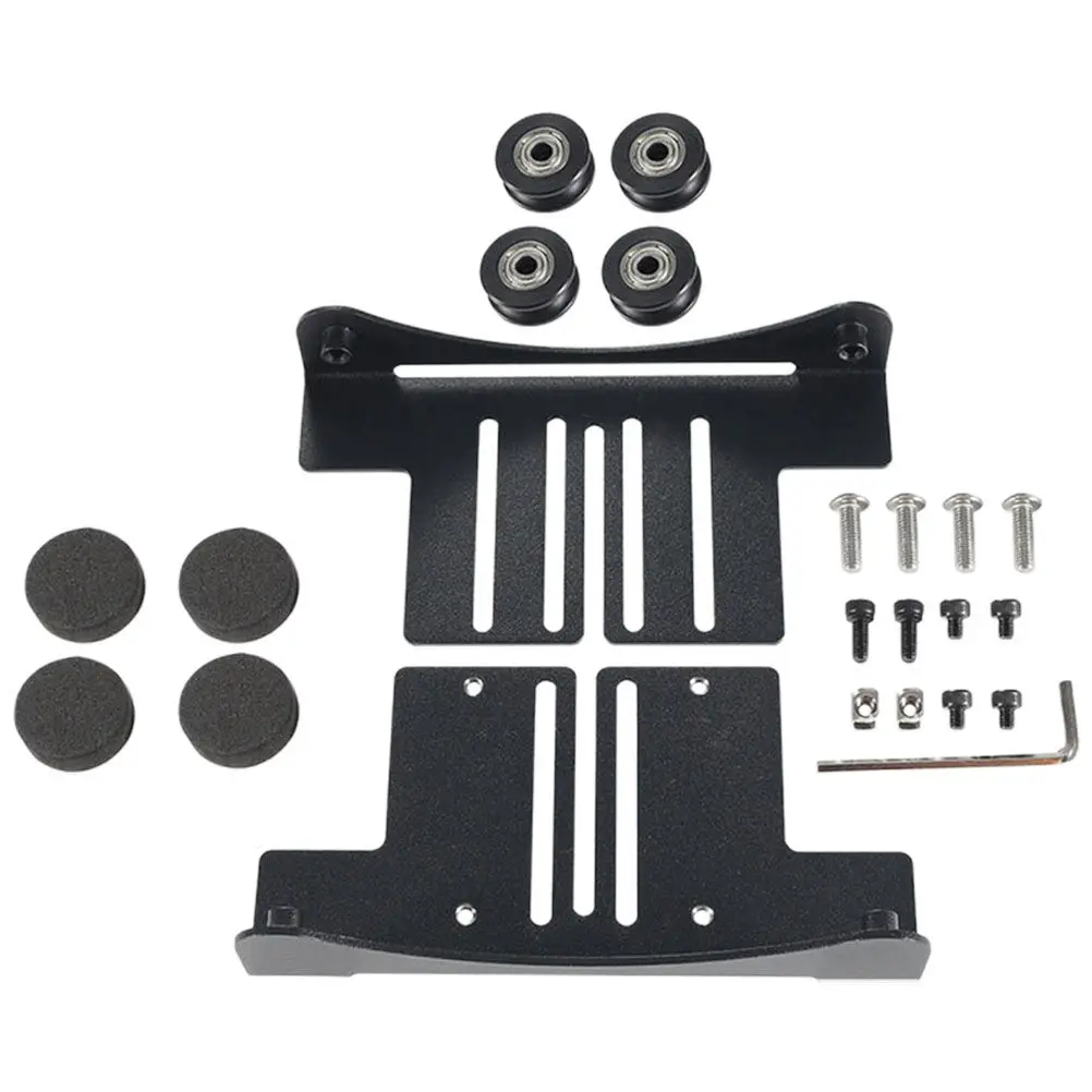 

1Set Sturdy Aluminum 3D Printing Consumables Holder Filament Mount Rack Adjustable Height Support Up to 1Kg for Pla Petg Tpu