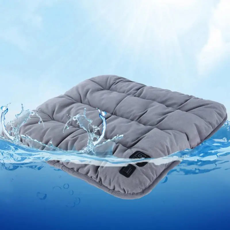 Winter Universal USB Rechargeable Warm Pad Graphene Chair Cushion Heated Seat Cushion Smart Heated Seat for Camping