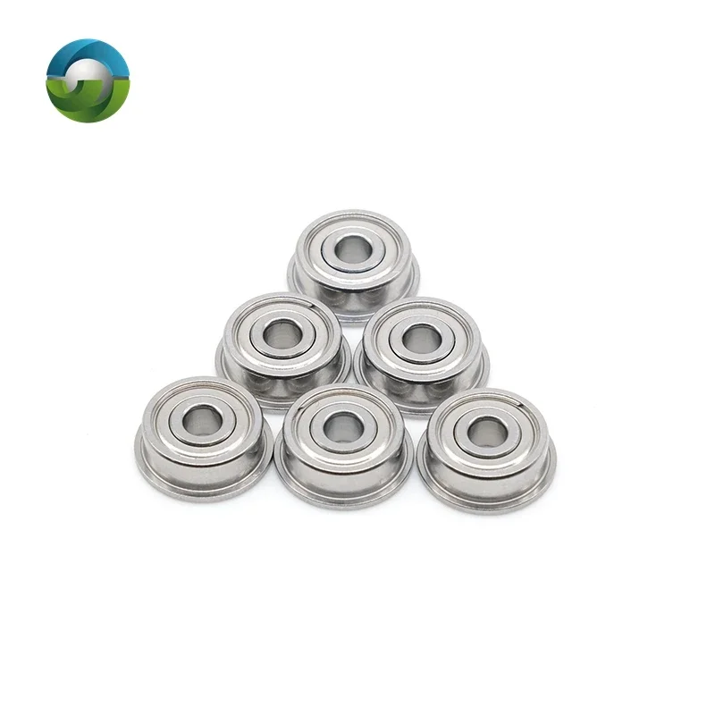 10PCS F608ZZ Flange Bearing 8x22x7 mm ABEC-7 Flanged F608 Z ZZ Ball Bearings