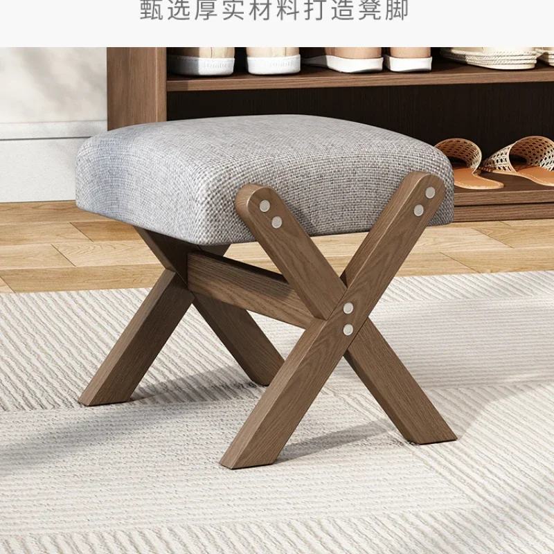 

Solid wood footstool, office mat, foot footrest, foot stool, footstool, anti-warped jiro leg artifact, desk footstool