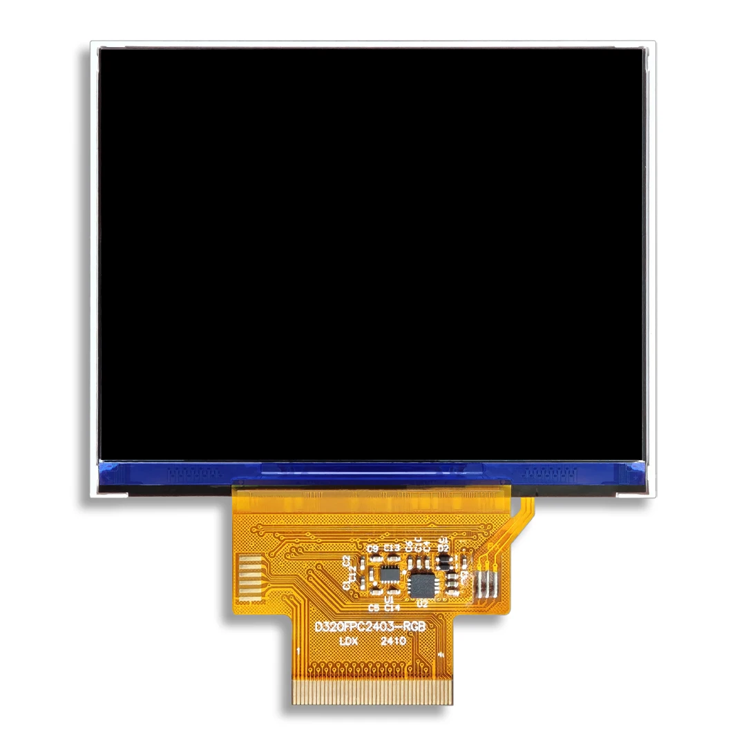 3.2 inch LCD display module resolution 1024*768 support RGB 24 bit interface TTL small size LCD module