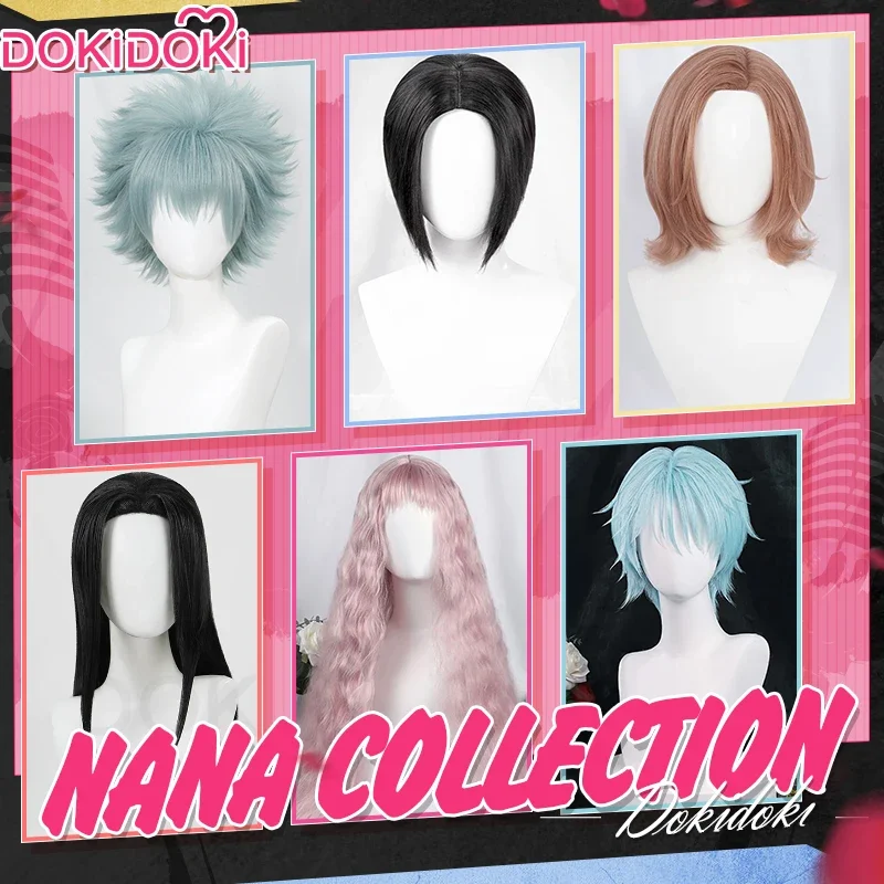 

Oosaki Nana/Komatsu Shinichi/Reira Serizawa/Ichinose Takumi Wig Cosplay Anime DokiDoki Free Cap
