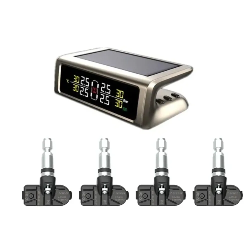 433Mhz High Temperature TPM Rs232 Air Tps Internal Digital Auto Tyre Monitor Low Cost Solar Power Car Tire Pressure Sensor Tpms